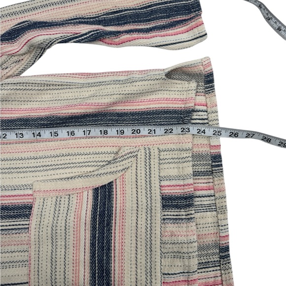 Beach by Exist Striped Long Sleeve Cotton Hoodie Size Medium - Picture 9 of 10